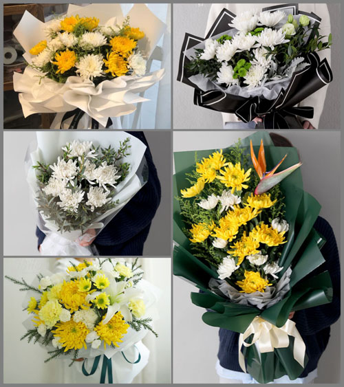 河北衡水故城县白事花束代送